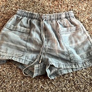 Forever 21 Denim Drawstring Shorts